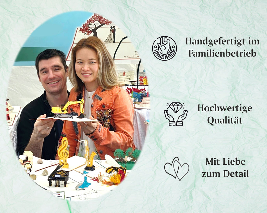 man und frau mit baggerkarte in der hand