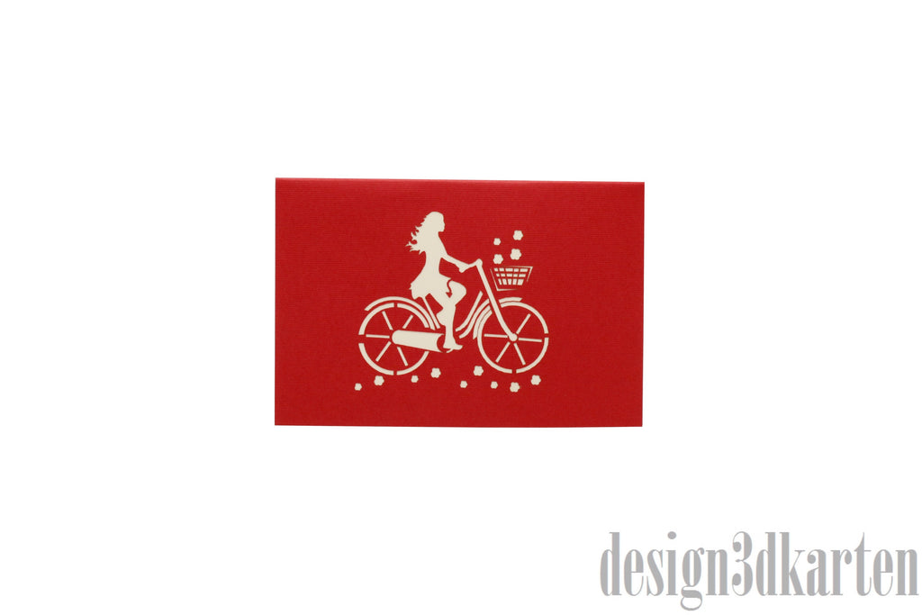 Damenfahrrad von design3dkarten