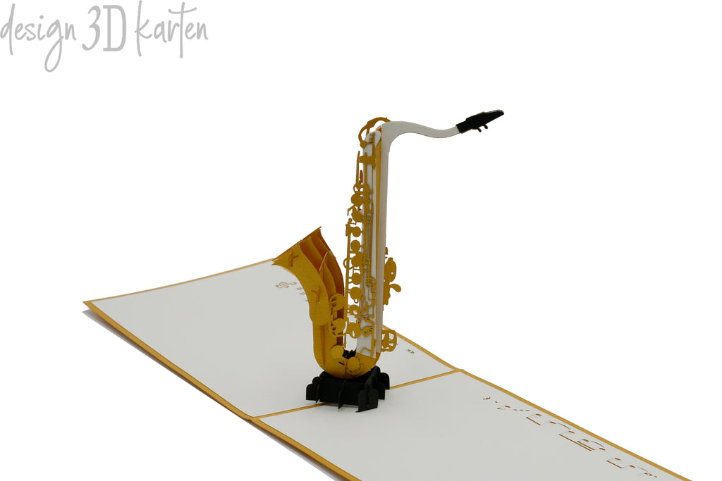 Saxophone von design3dkarten