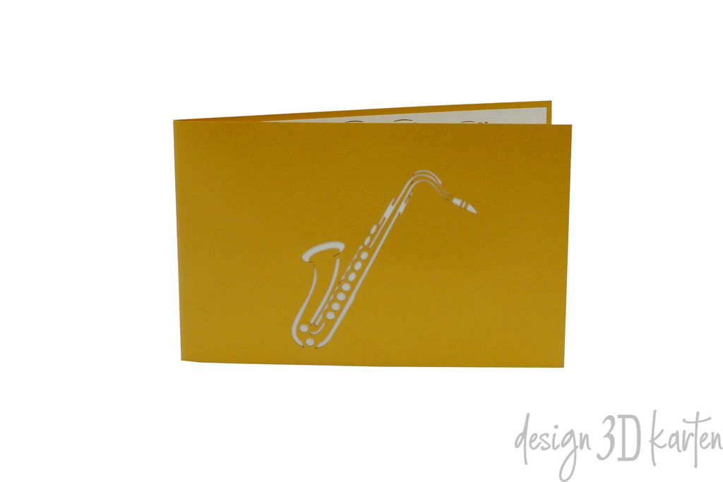 Saxophone von design3dkarten