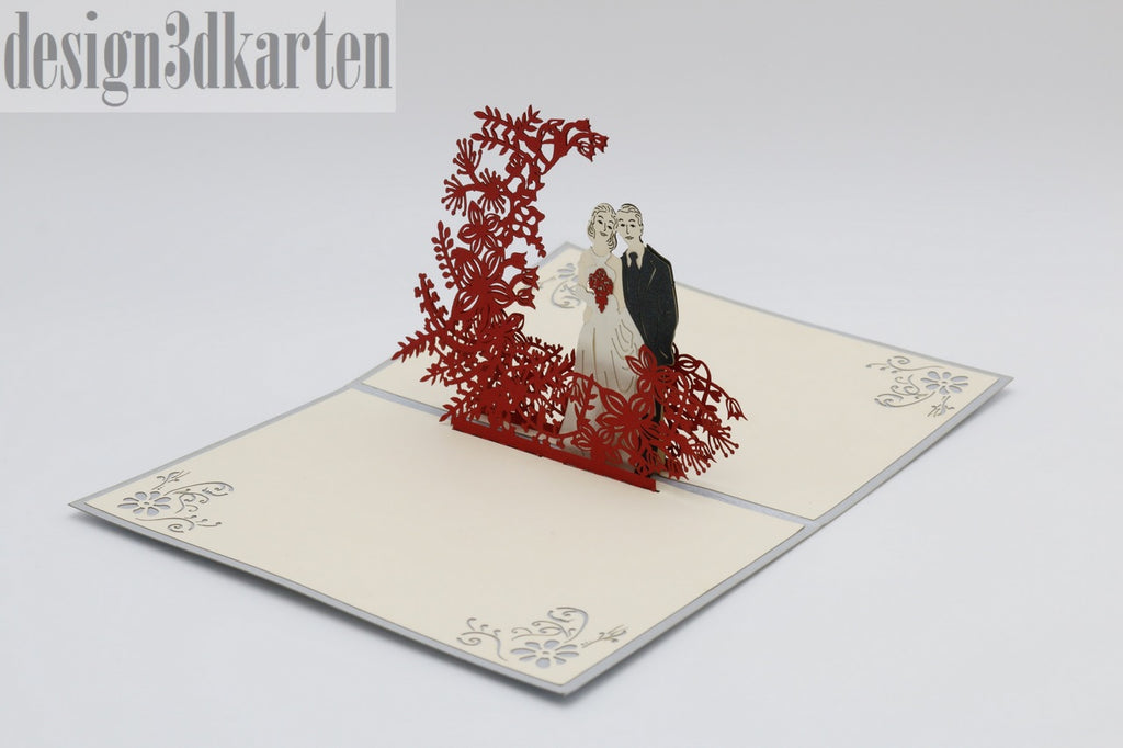 Silberhochzeit von design3dkarten