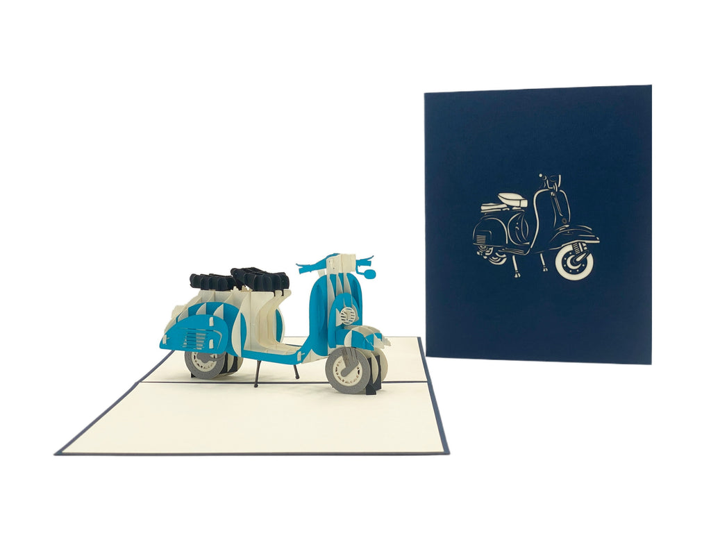 Pop Up Karte Vespa von design3dkarten