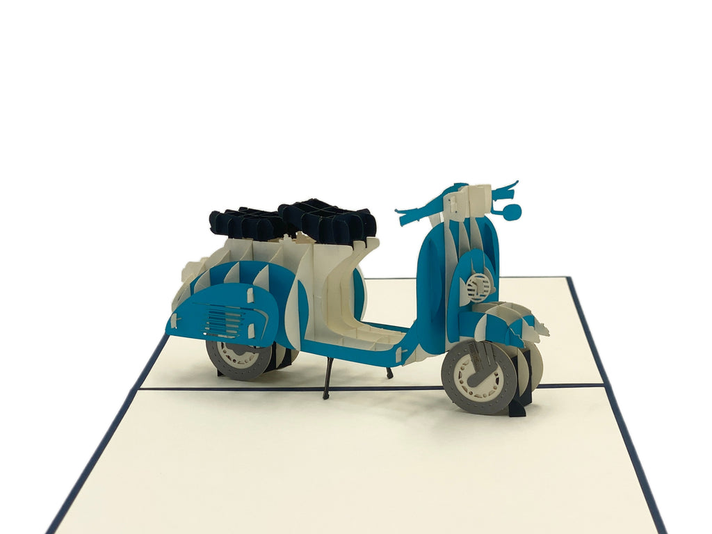 Pop Up Karte Vespa von design3dkarten